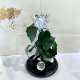 Silver Eternal Rose in Flask Lerosh - Classic 27 cm