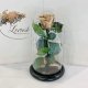 Gold Eternal Rose in Flask Lerosh - Classic 27 cm