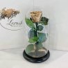 Золота троянда в колбі Lerosh - Classic 27 см