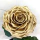 Gold Eternal Rose in Flask Lerosh - Lux 33 cm