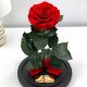 Custom engraving for a rose in a flask