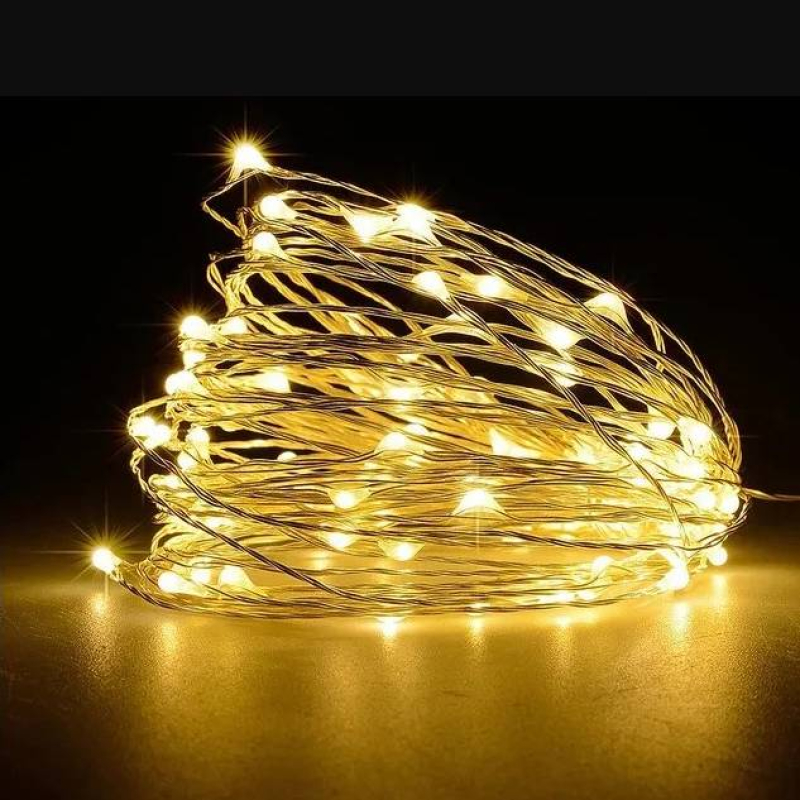 Illumination for Roses in a flask LED garland thread dew drop