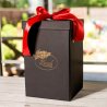 Gift WOW box black for a rose in a flask Lerosh 43 cm