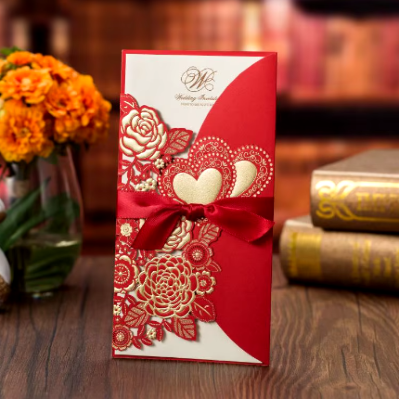 Червона листівка + лист з Вашим текстом